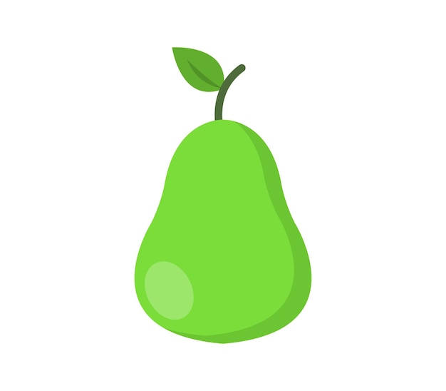 Pear on background