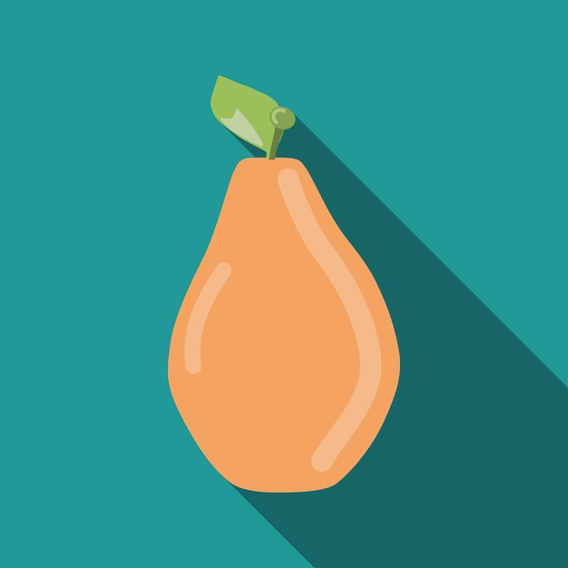 Vector pear icon vector illustration