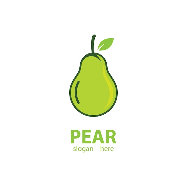 Pear logo images illustration design