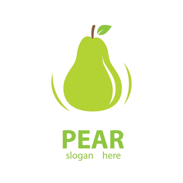 Pear logo images illustration design