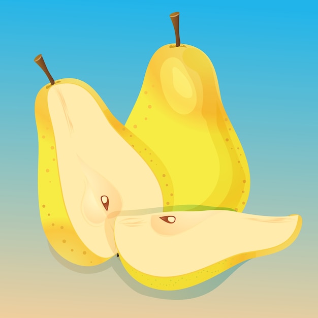 pear vector illustration