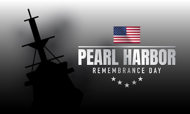 Pearl Harbor Remembrance Day Background Design