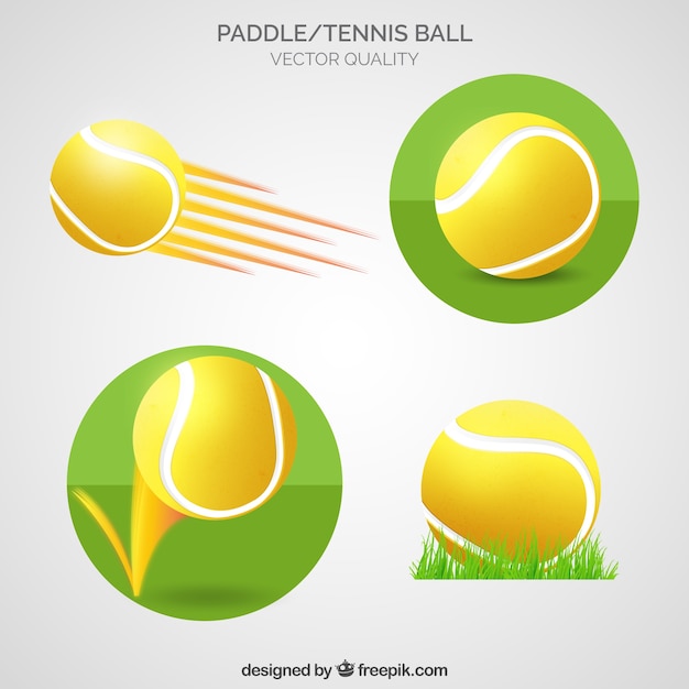 Peddel en tennisbal