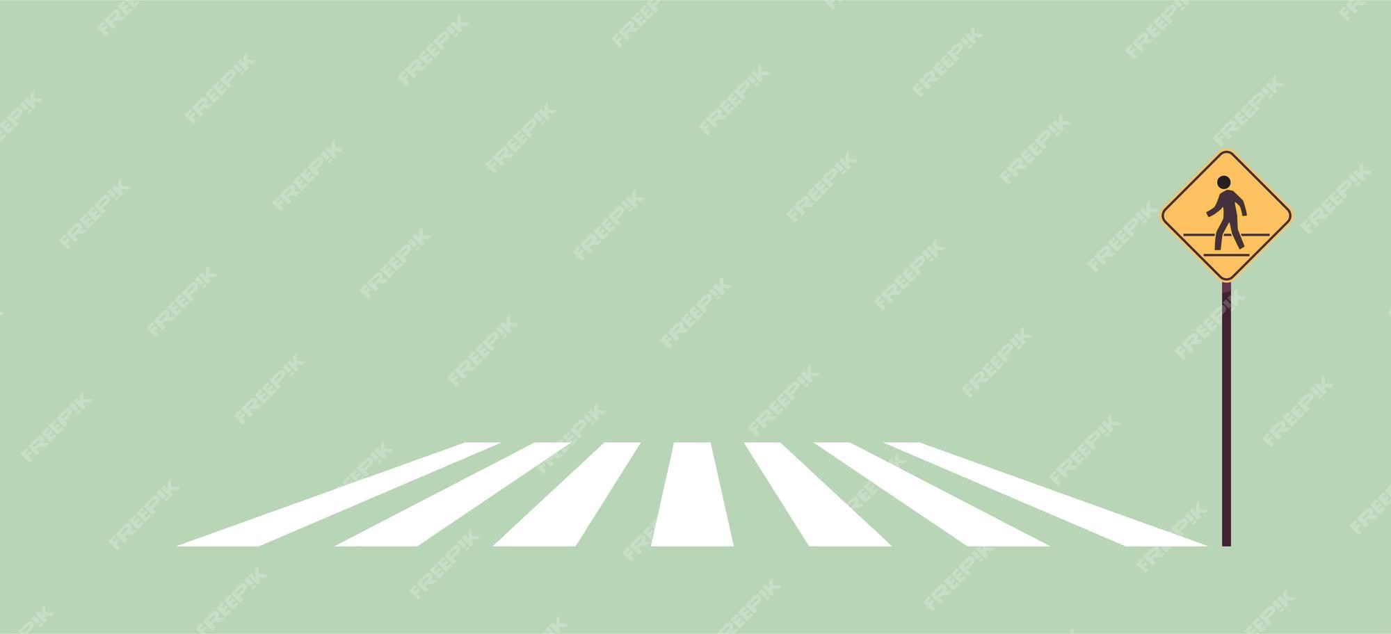 Premium Vector  Crosswalk accident flat vector illustration