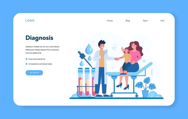Pediatrician landing page