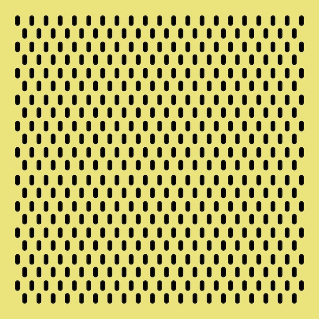 Peg board with oval holes. yellow peg board perforated texture background for working bench tools. vector illustration.