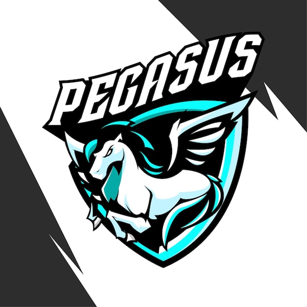 PEGASUS ESPORT MASCOT LOGO VECTOR ILLUSTRATIE