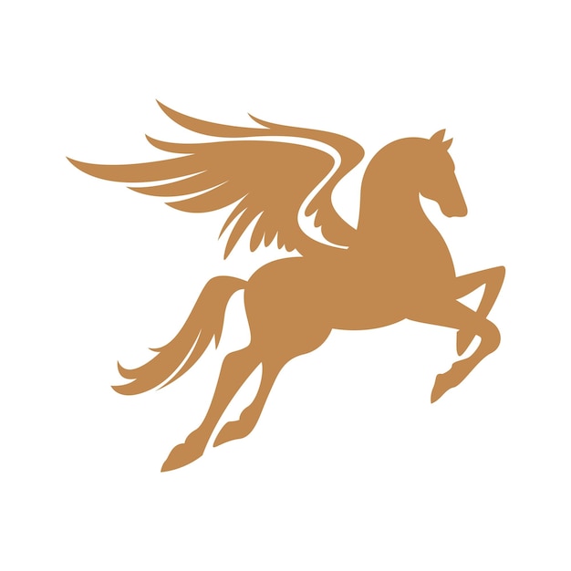 Pegasus logo pictogram ontwerp illustratie