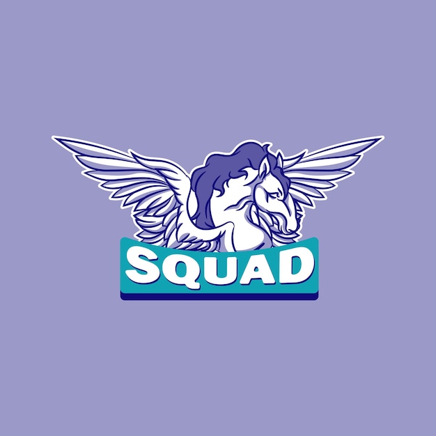 Pegasus Mascot Logo