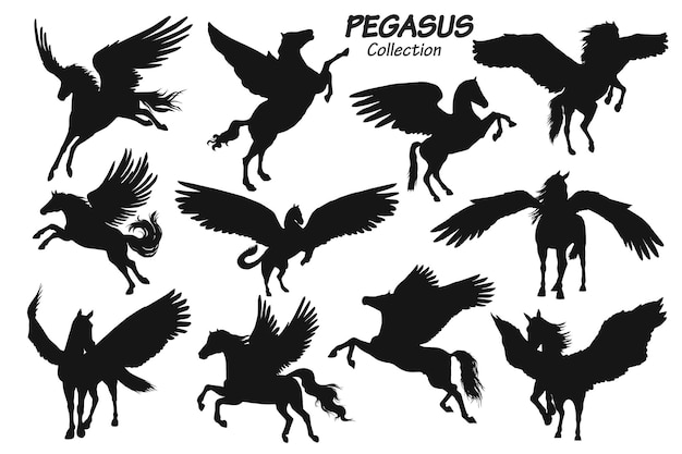 Pegasus silhouettes