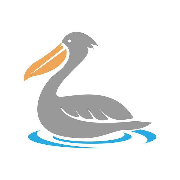 Pelican bird logo design