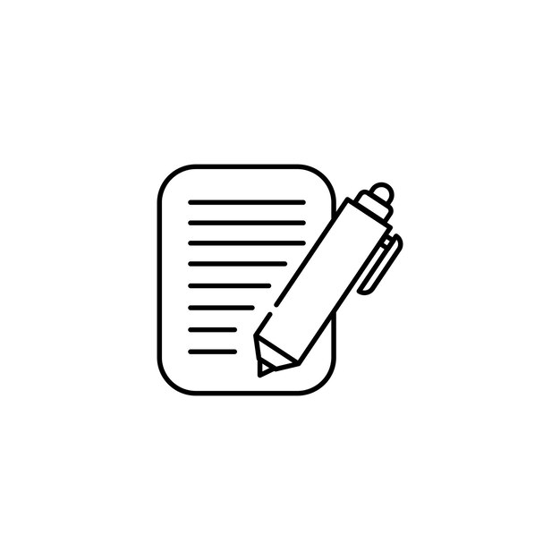 pen and document icon