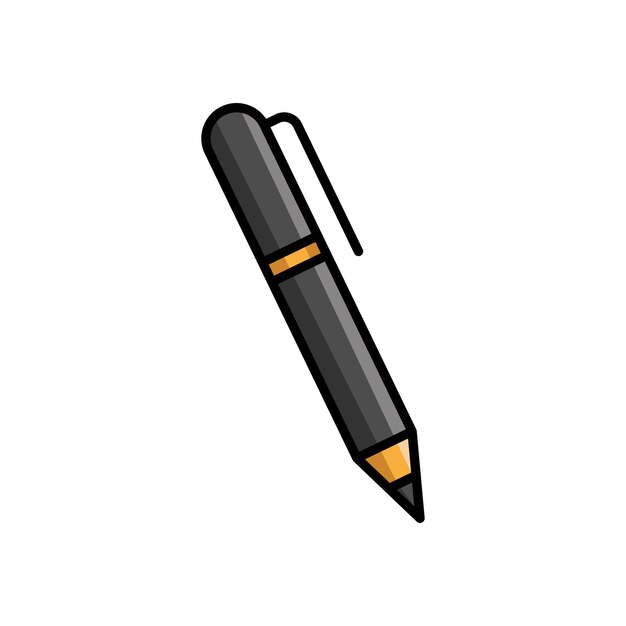 pen icon vector design template in white background