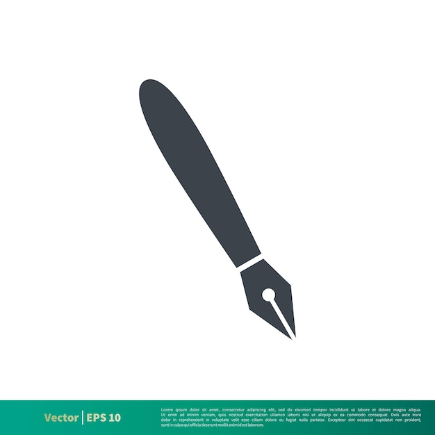 Pen Icon Vector Logo Template Illustration Design Vector EPS 10