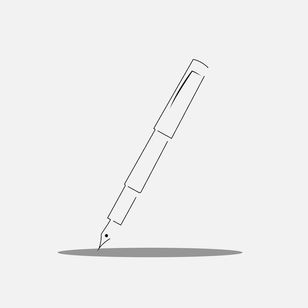 Pen icon vector