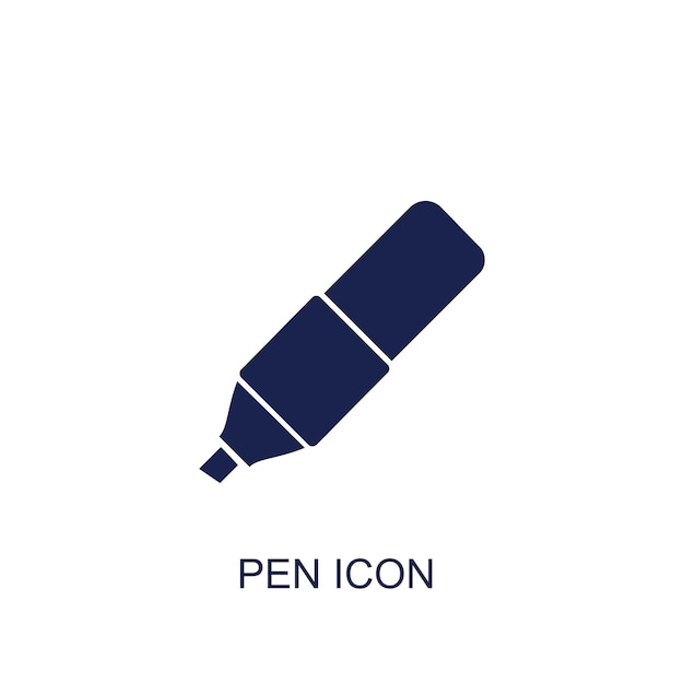 pen icon white background