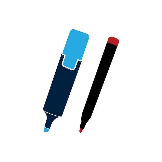 Vector pen illustration vector design markerdesign