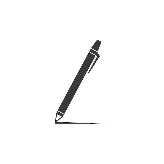 Pen logo vector simple icon illustration