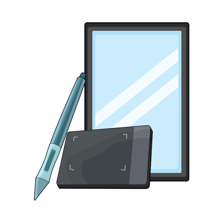 Vector pen tablet