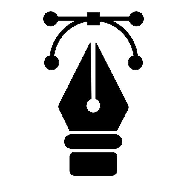 펜 도구 아이콘 로고 벡터 디자인 서식 파일