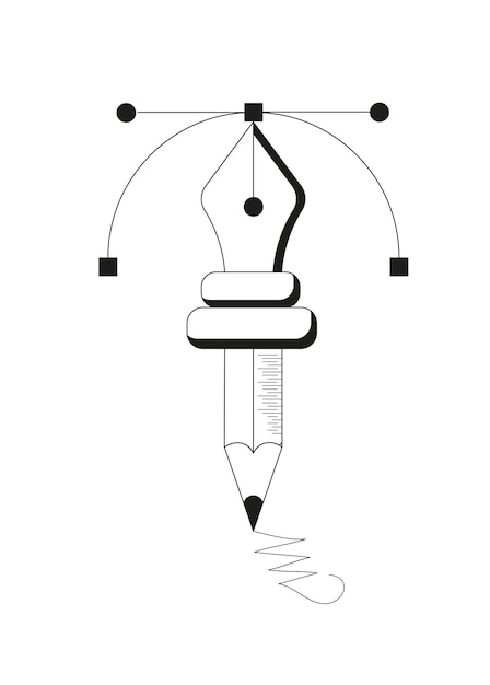 도구 펜 문신