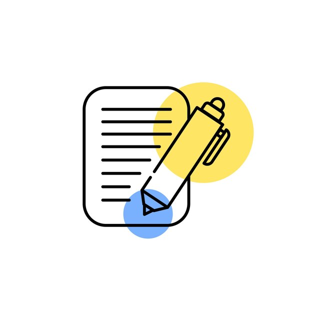 Pencil Document Icon