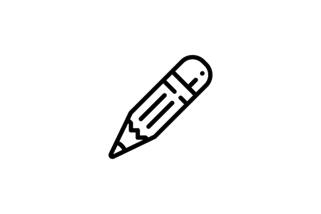 Pencil icon design vector template