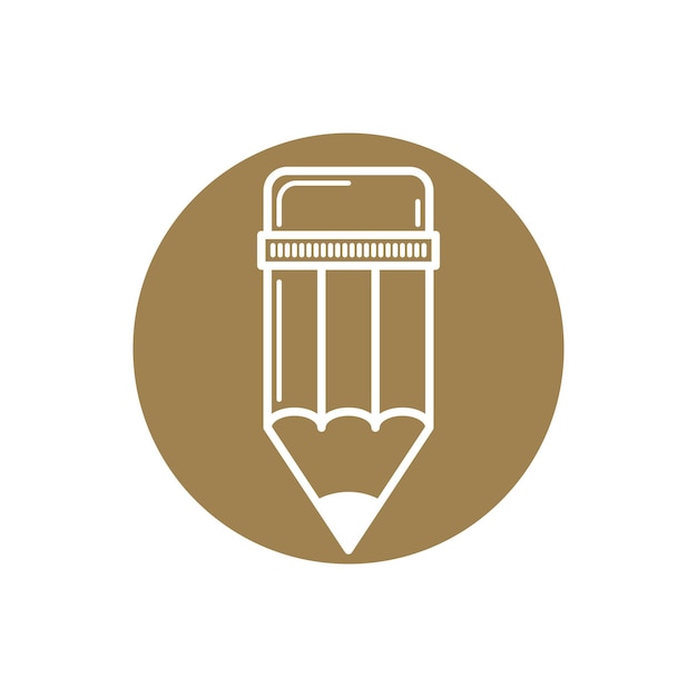 Pencil icon, vector.