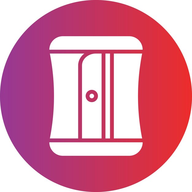 Vector pencil sharpener icon style