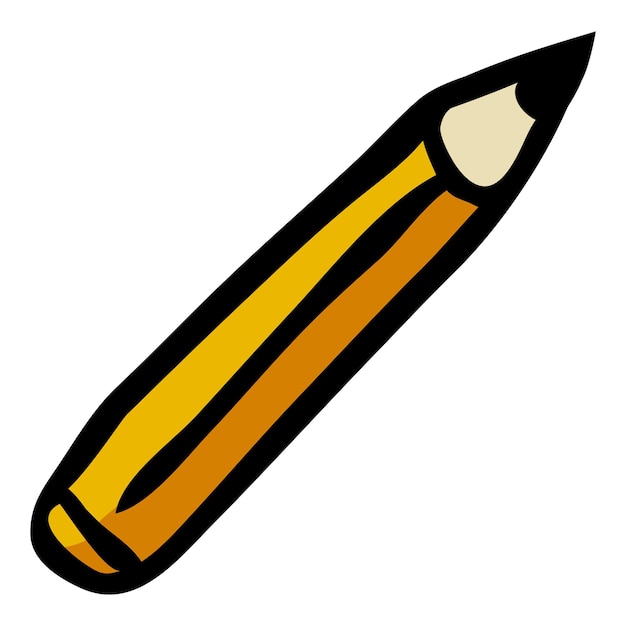 Pencil Vector Doodle Icon