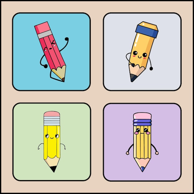 Pencil vector icon art