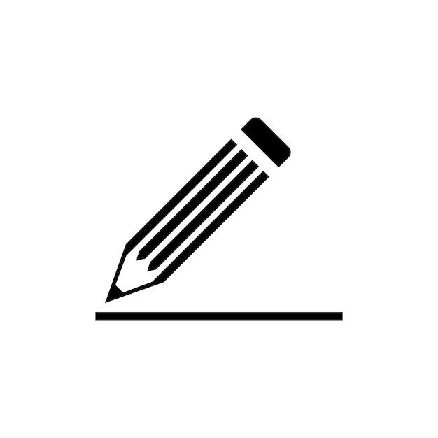 pencil vector icon