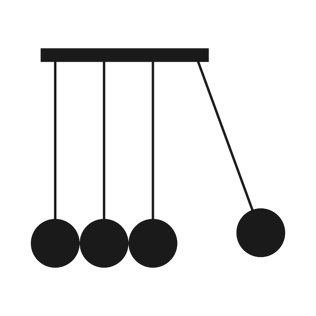 Pendulum icon vector