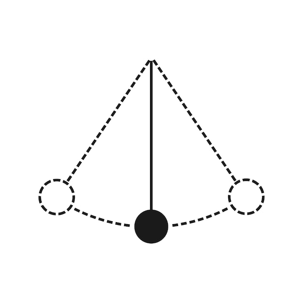Vector pendulum icon vector