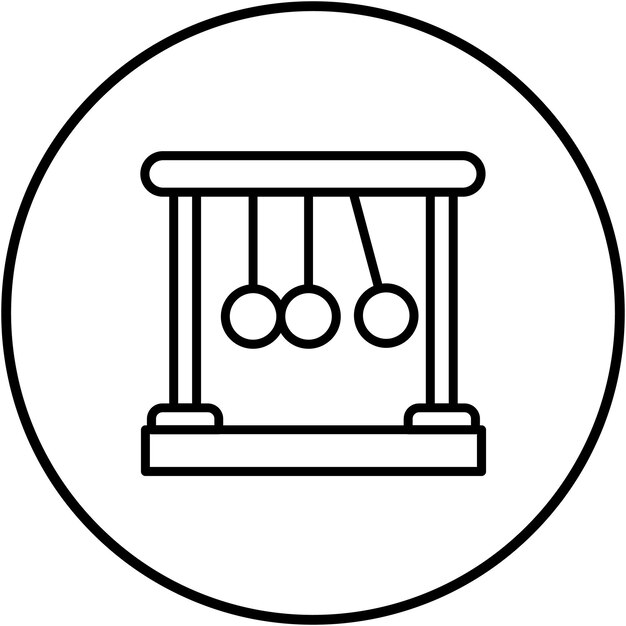 Pendulum vector icon Can be used for Physics iconset