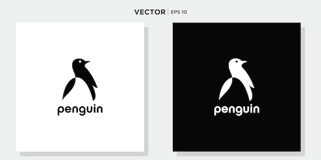 Penguin bird Logo Design