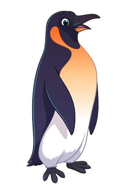 Vector penguin cartoon animal illustration