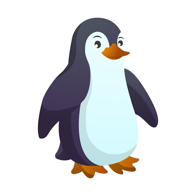 Penguin cartoon character Vector