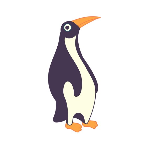 Penguin cute llustratoin vector drawing