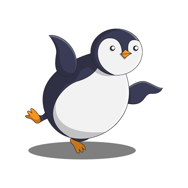 Penguin flying