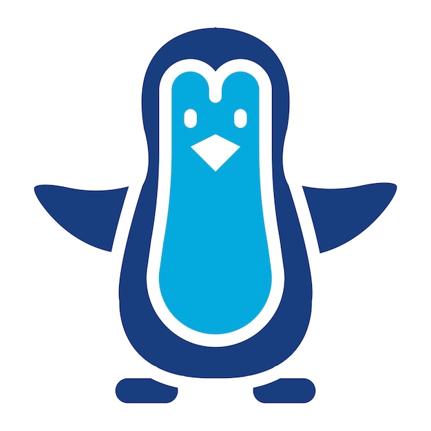 Penguin icon vector image Can be used for Rainforest