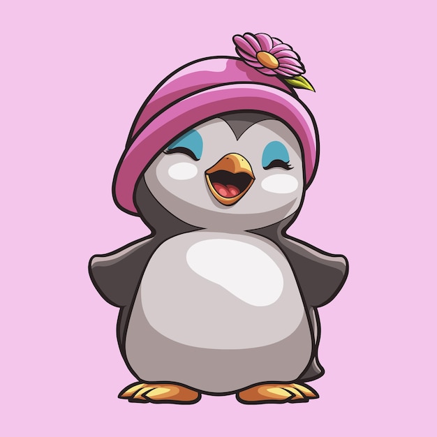 ペンギン・ラブ・マスコット (Penguin Love Mascot) はあなたのブランドビジネスのための素晴らしいイラストです