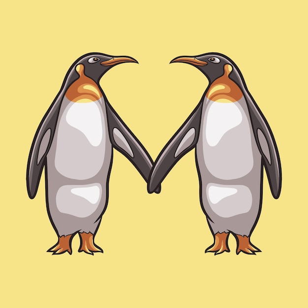 ペンギン・ラブ・マスコット (Penguin Love Mascot) はあなたのブランドビジネスのための素晴らしいイラストです