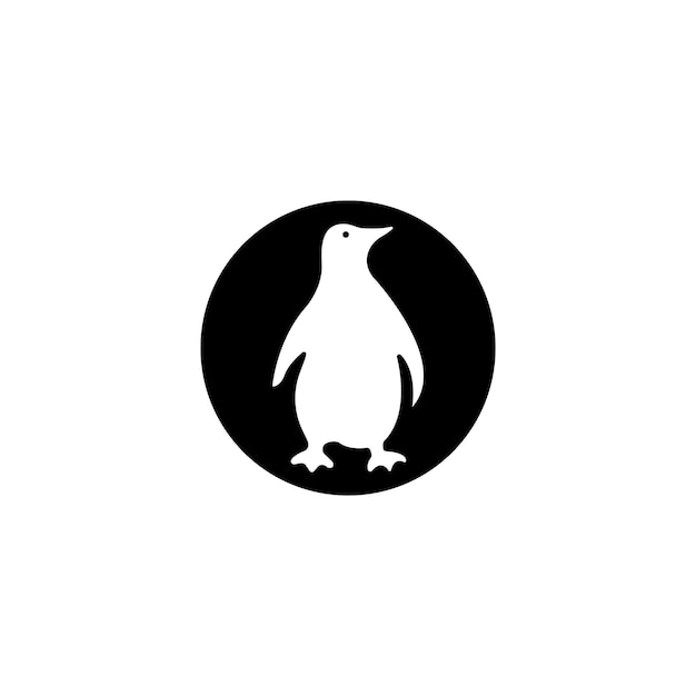 Vector penguin pictogram