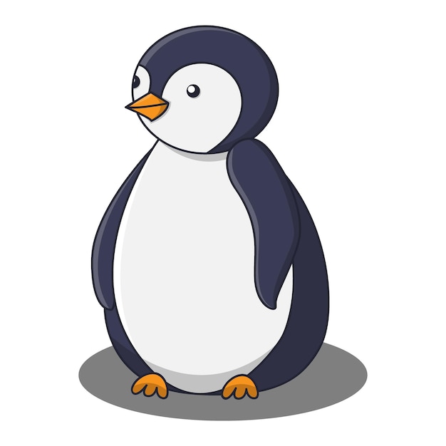 Pinguino in piedi