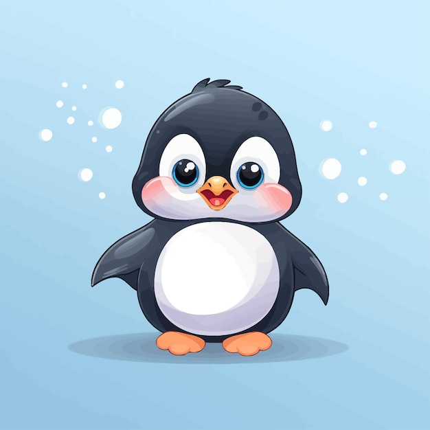 Penguin vector cute