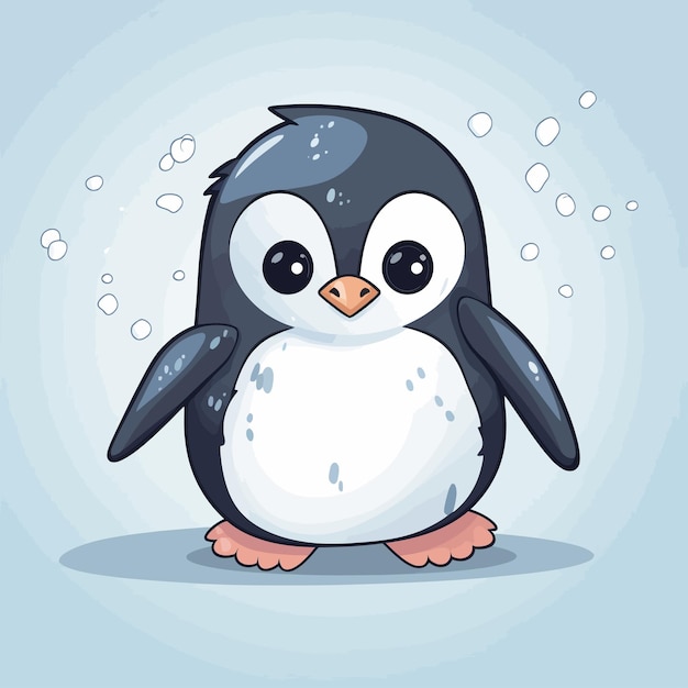 Penguin vector cute