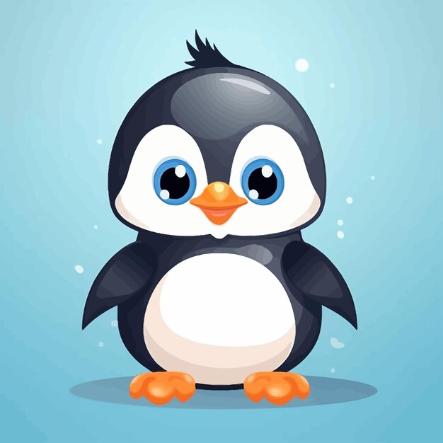 Penguin vector cute