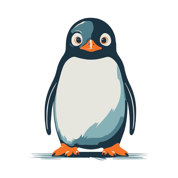 Penguin vector illustration design