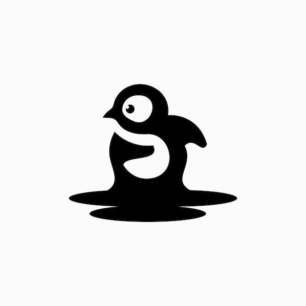 Vettore penguin vector logo icon simbolo design